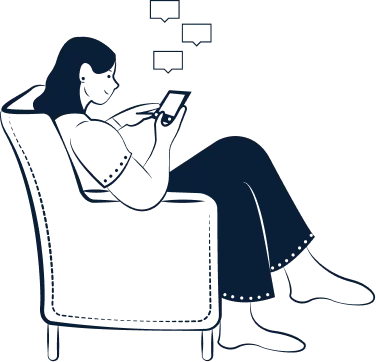 dessin fille sur ton telephone