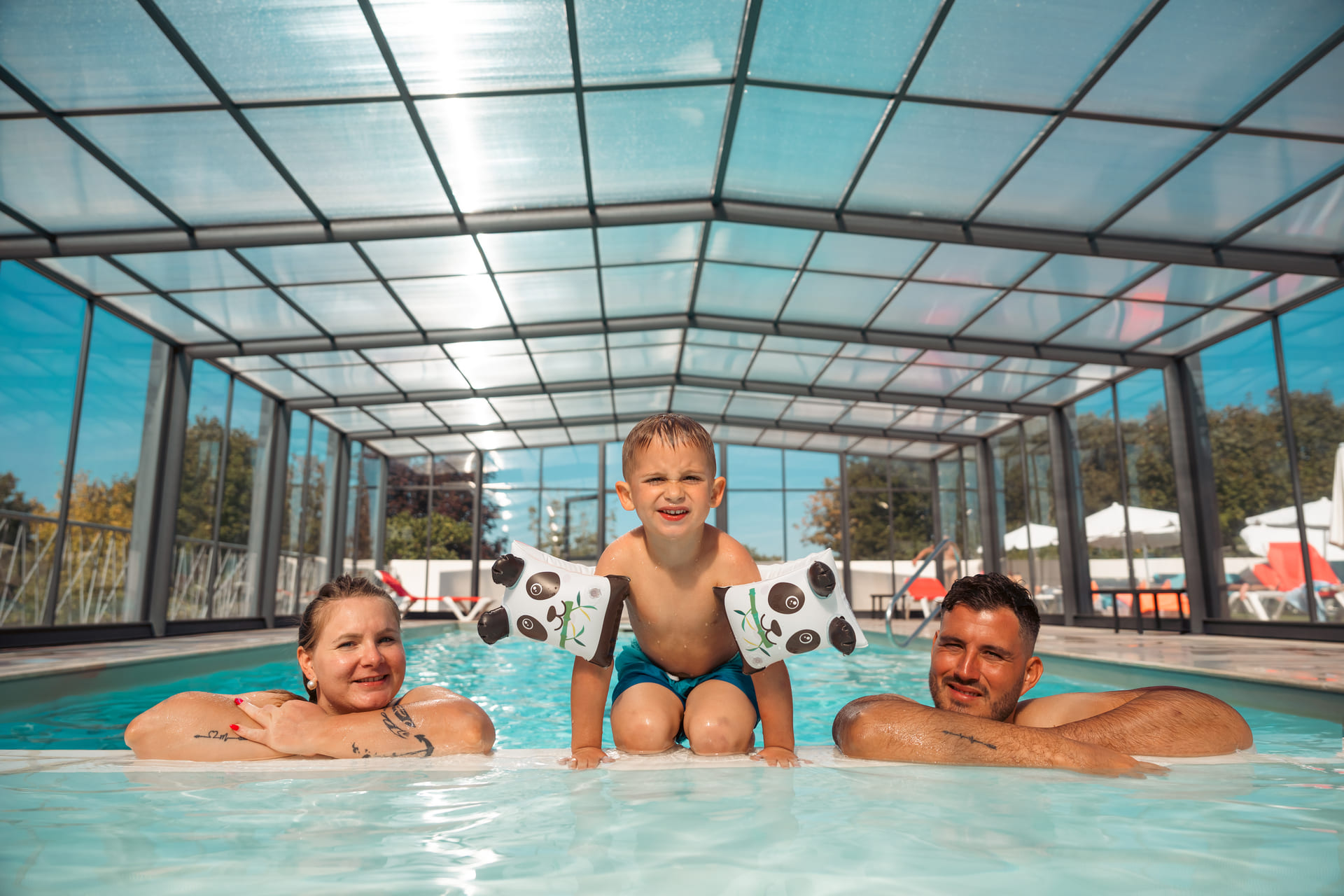 piscine familliale camping saint palais sur mer