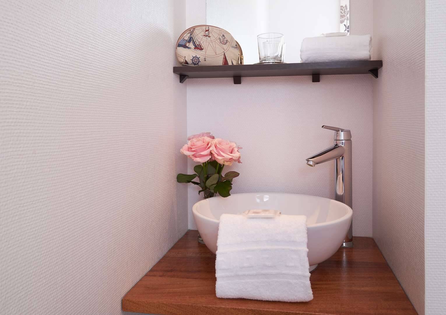 salle de bain suite hotel villa ouest