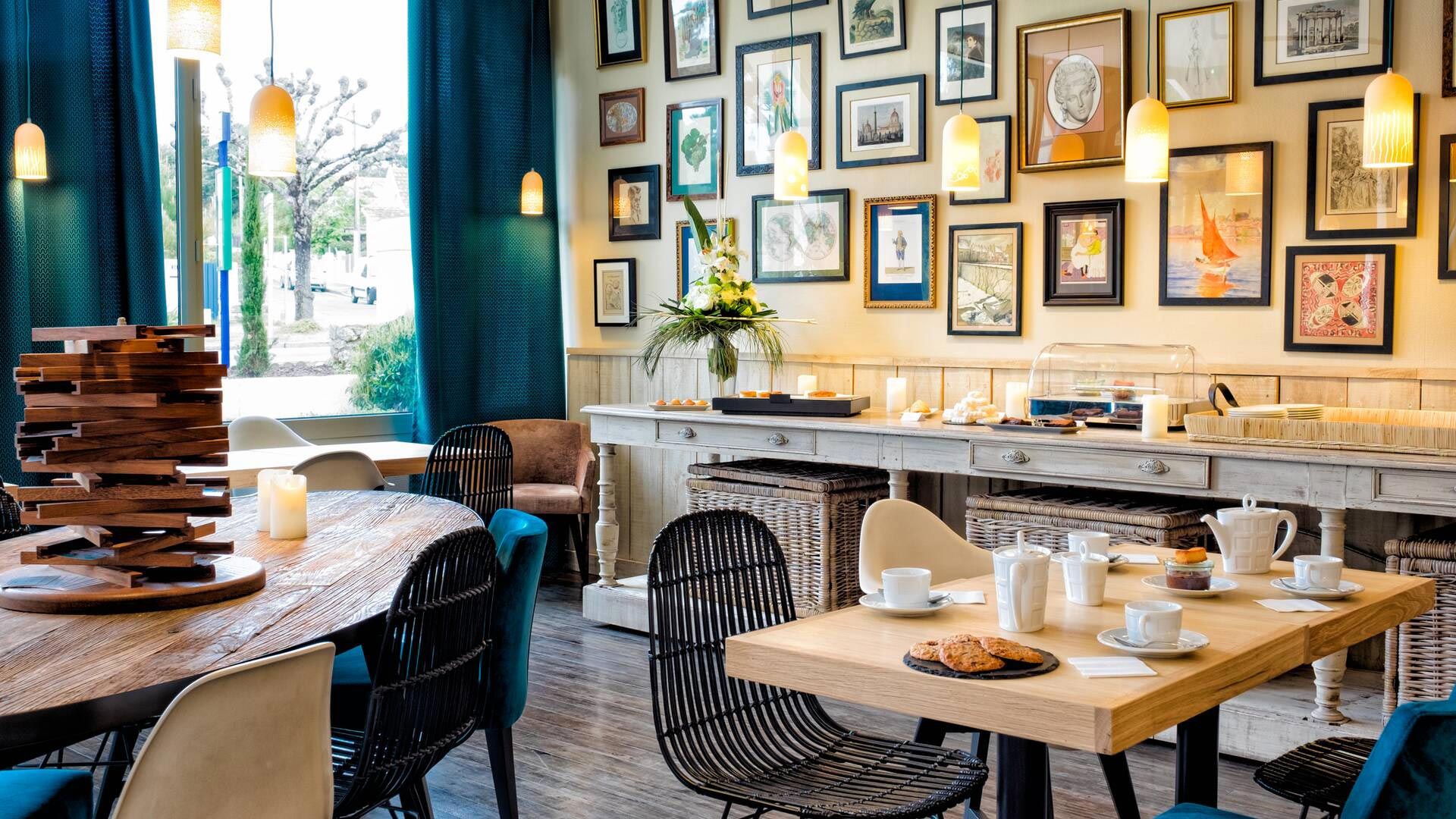 salon de the proche de la plage a saint palais sur mer